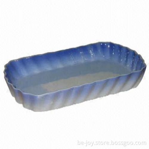 Square Ceramic Plate, Various Colors are Available, OEM Orders are Welcome